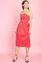 Load image into Gallery viewer, Polka dot tube dress
