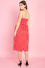 Load image into Gallery viewer, Polka dot tube dress