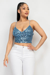 Isla sequin top