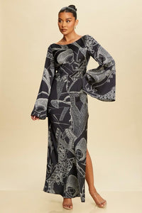 Elsie abstract dress