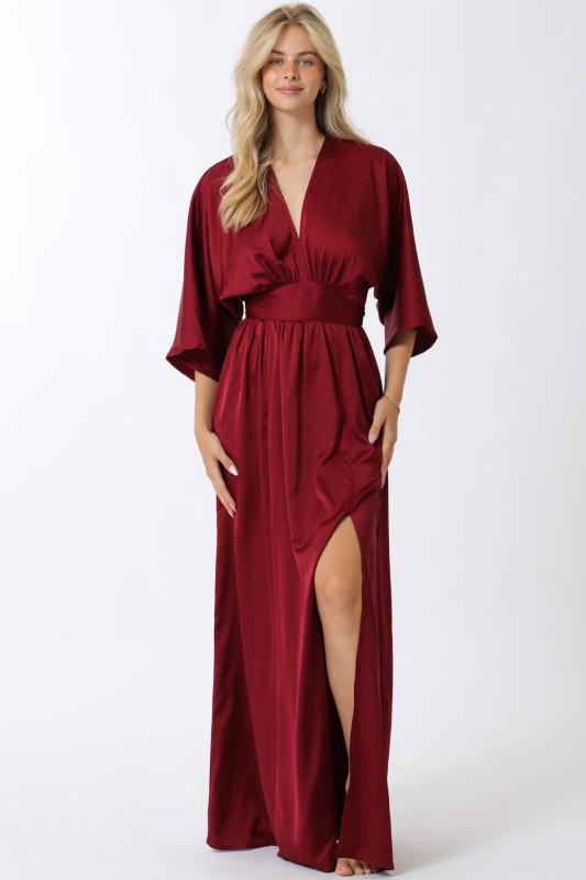 Kimono maxi dress