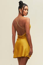 Load image into Gallery viewer, Melanie Cowl Chain Dress