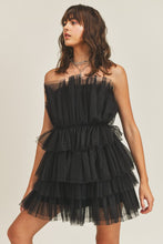 Load image into Gallery viewer, Tulle Ruffle Dress