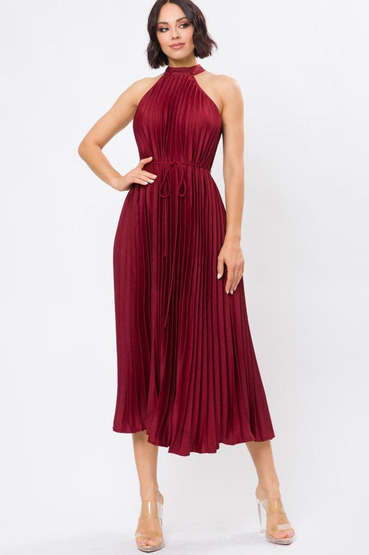 Evelyn Pleated Dress