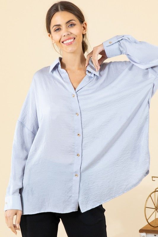 French Cuff Blouse Larita Fashion French Cuff Blouse Larita Fashion