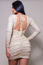 Load image into Gallery viewer, Anne Open Back Sequin Dress